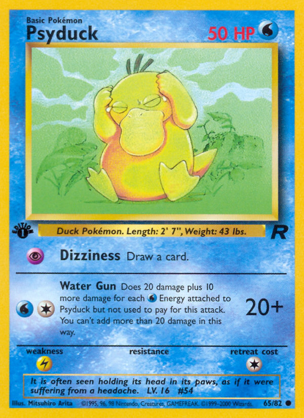 Psyduck Team Rocket 65