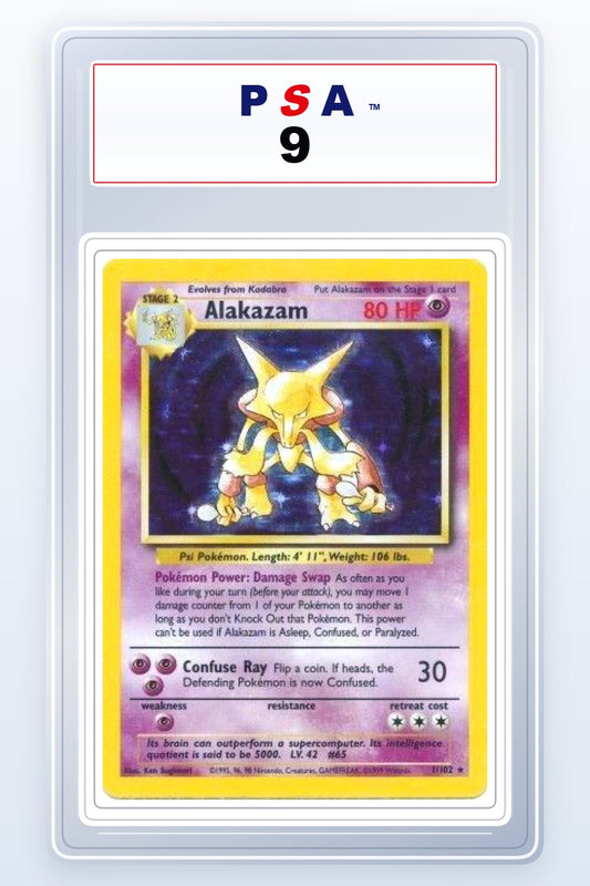 Alakazam #1 PSA 9