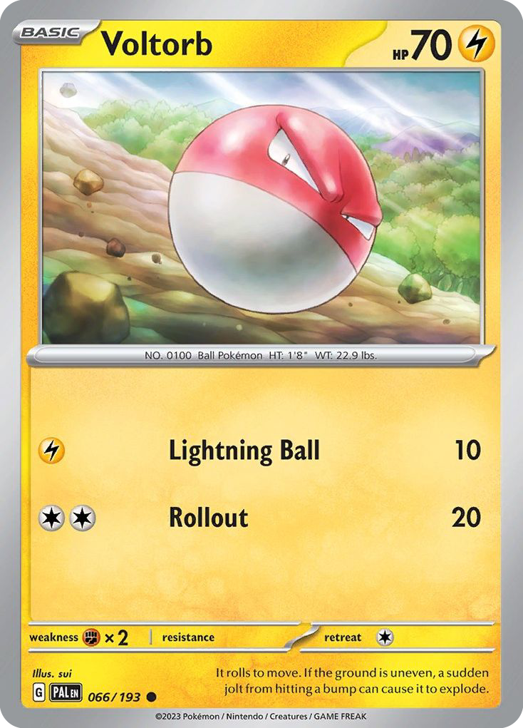 Voltorb Paldea Evolved 66