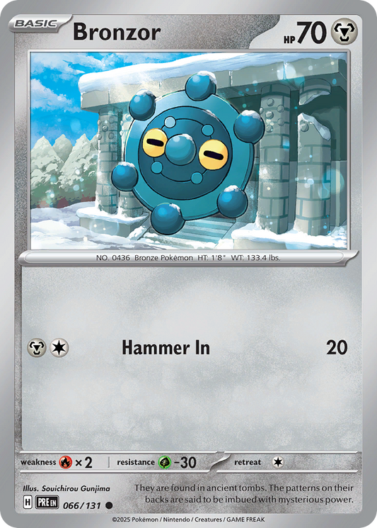 Bronzor Prismatic Evolutions 66