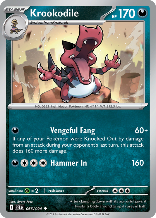 Krookodile Phantasmal Flames 66
