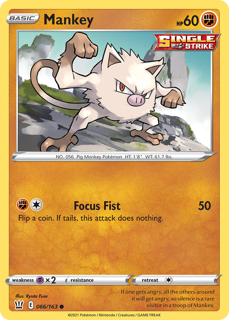 Mankey Battle Styles 66