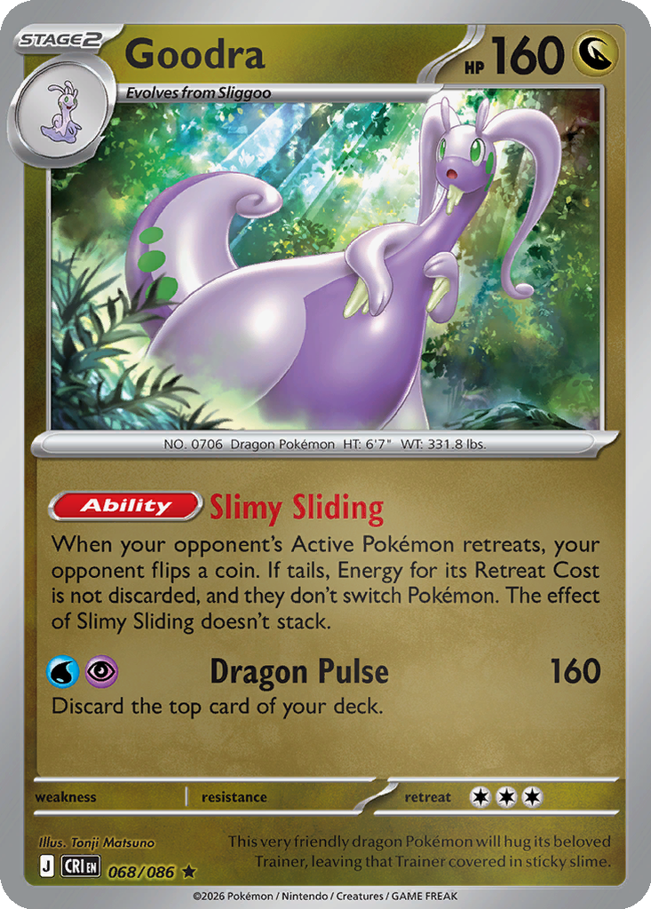 Goodra [Reverse Holo] #68