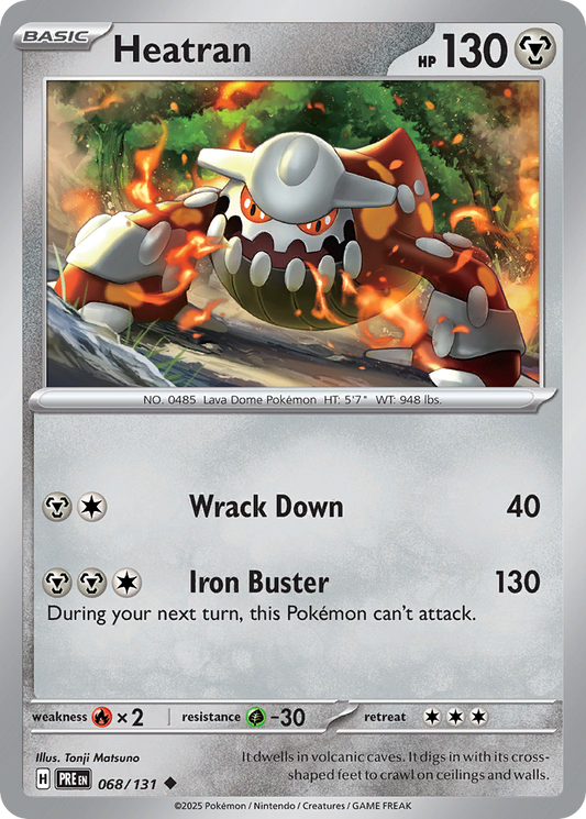 Heatran Prismatic Evolutions 68