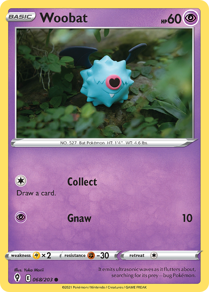 Woobat Evolving Skies 68
