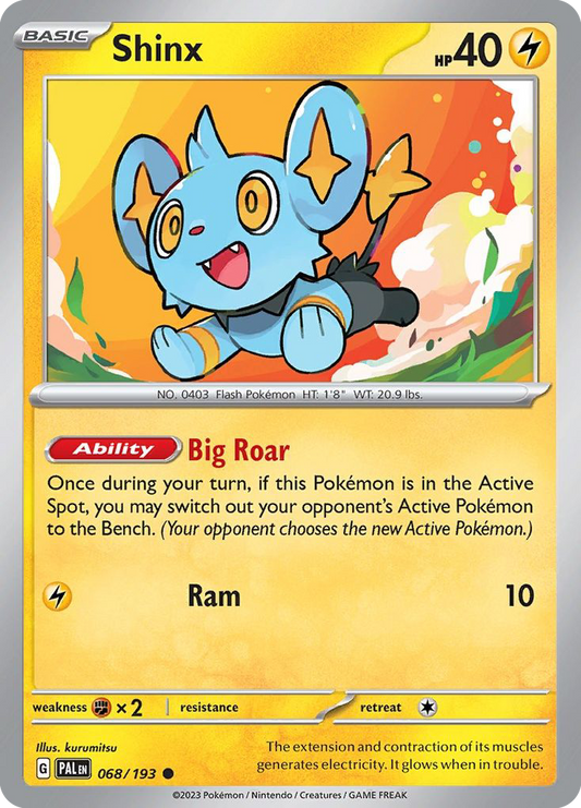 Shinx Paldea Evolved 68