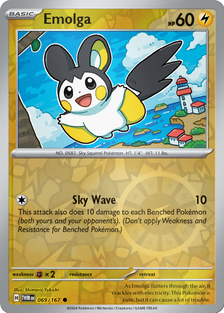 Emolga [Reverse Holo] #69
