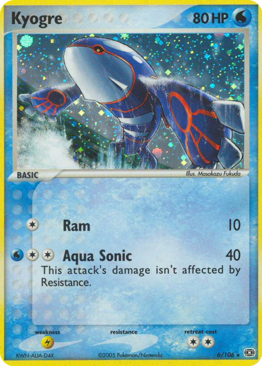 Kyogre #6 PSA 9