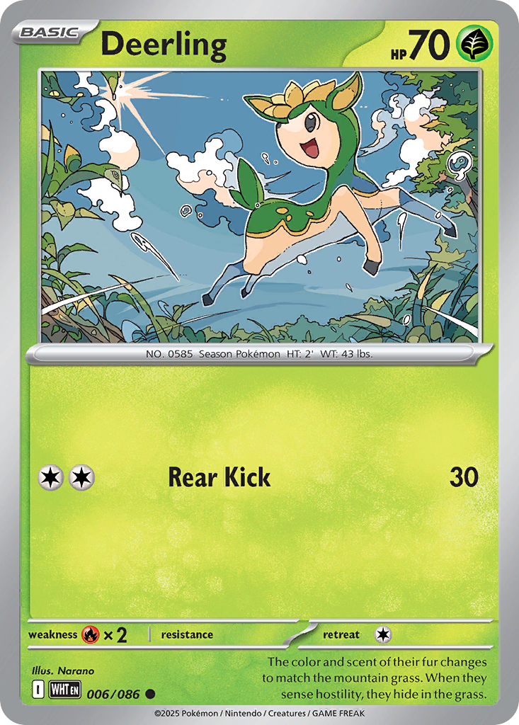 Deerling White Flare 6