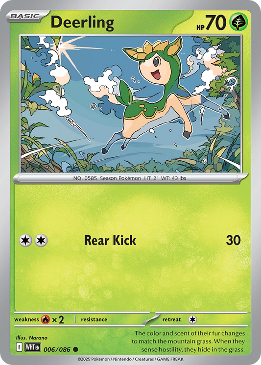 Deerling White Flare 6