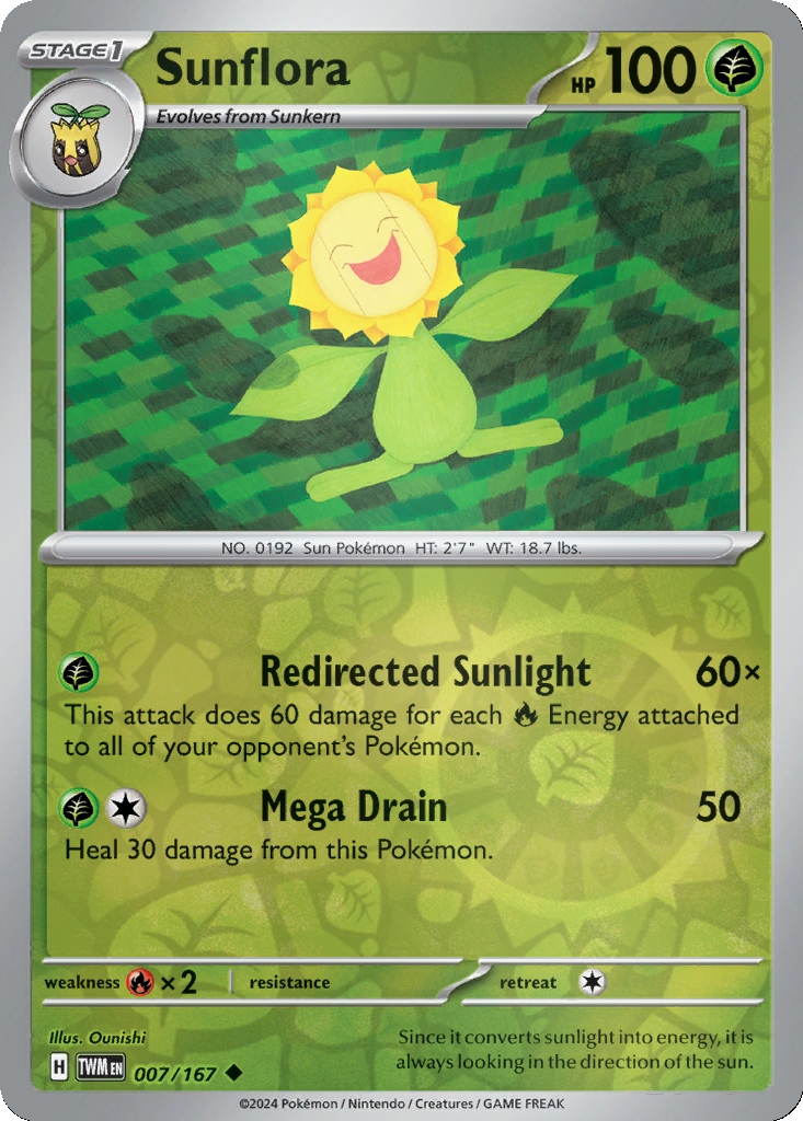 Sunflora [Reverse Holo] #7