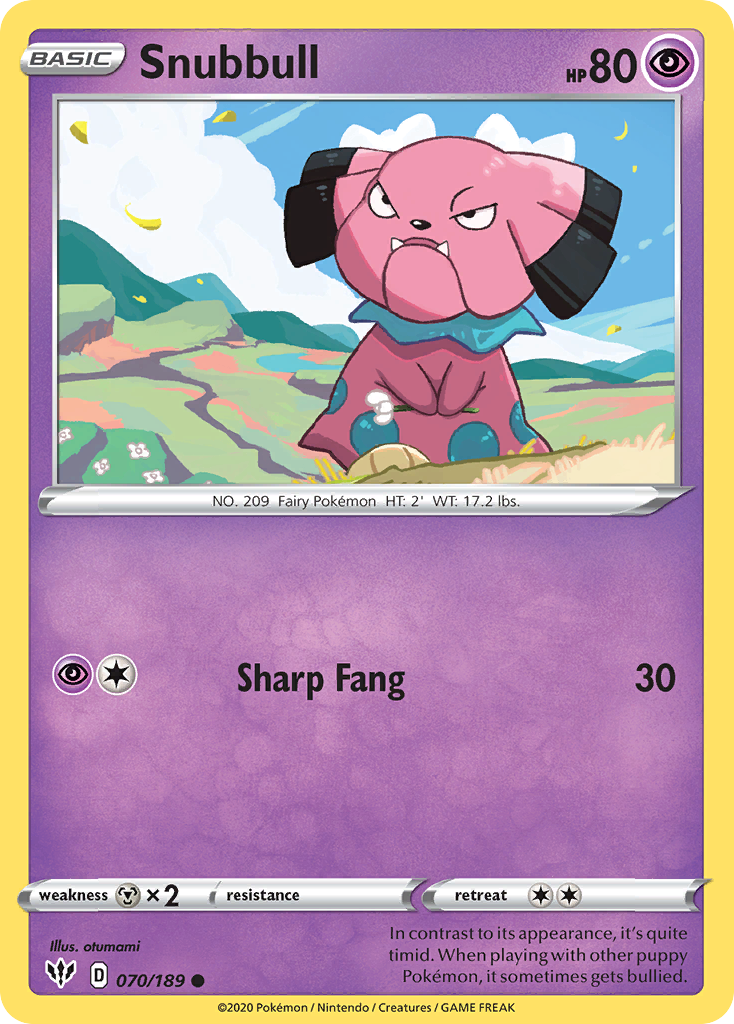 Snubbull Darkness Ablaze 70