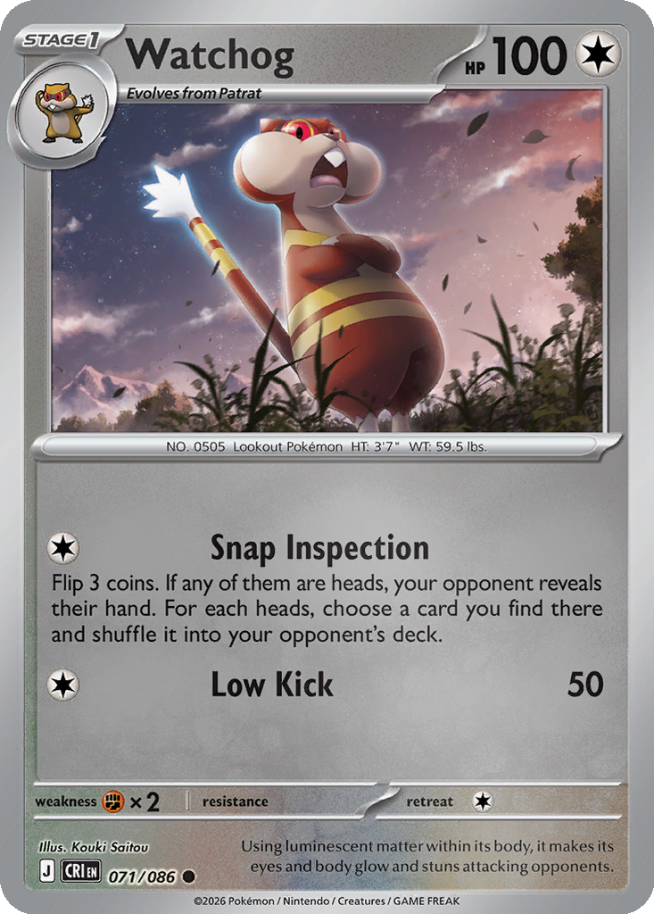Watchog [Reverse Holo] #71