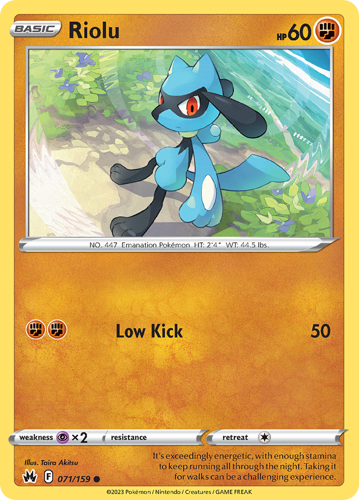 Riolu Crown Zenith 71