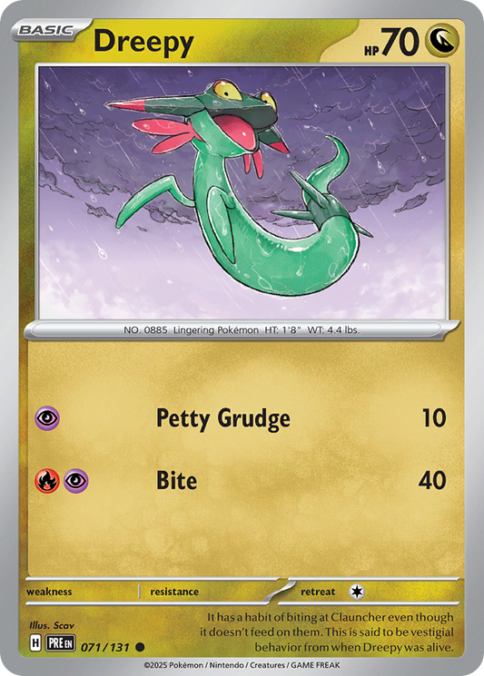Dreepy Prismatic Evolutions 71