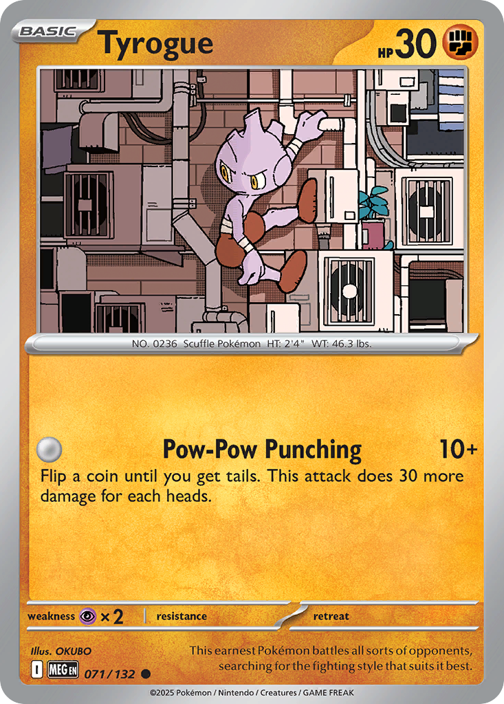 Tyrogue Mega Evolution 71
