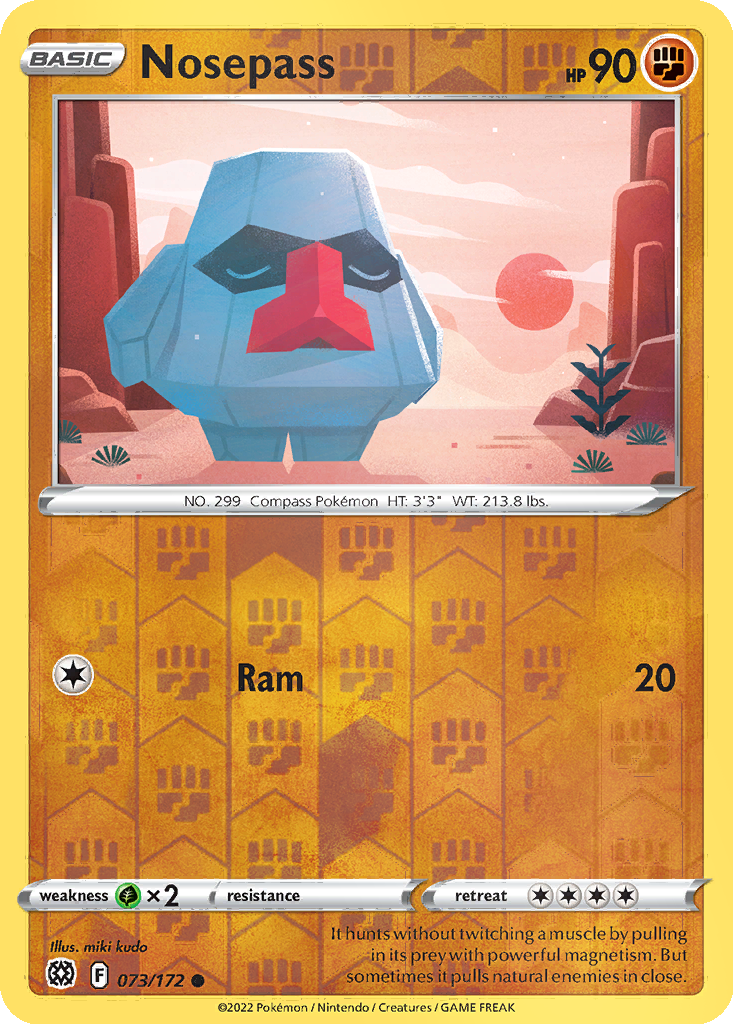 Nosepass [Reverse Holo] #73