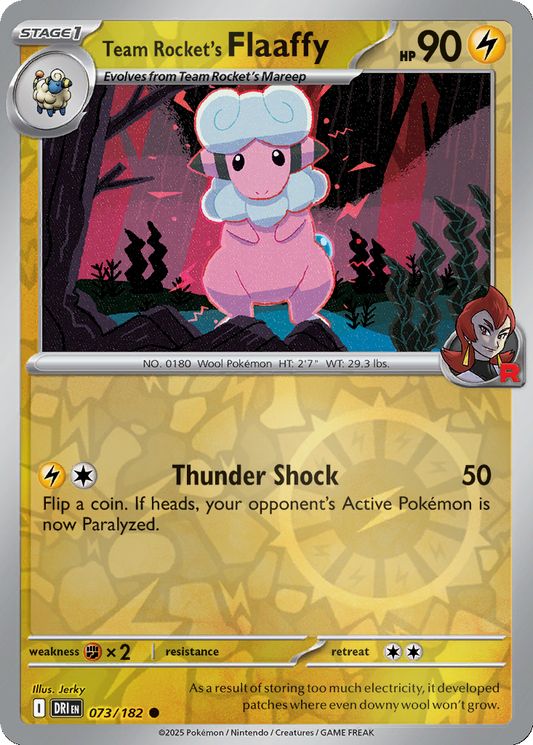 Team Rocket's Flaaffy [Reverse Holo] #73