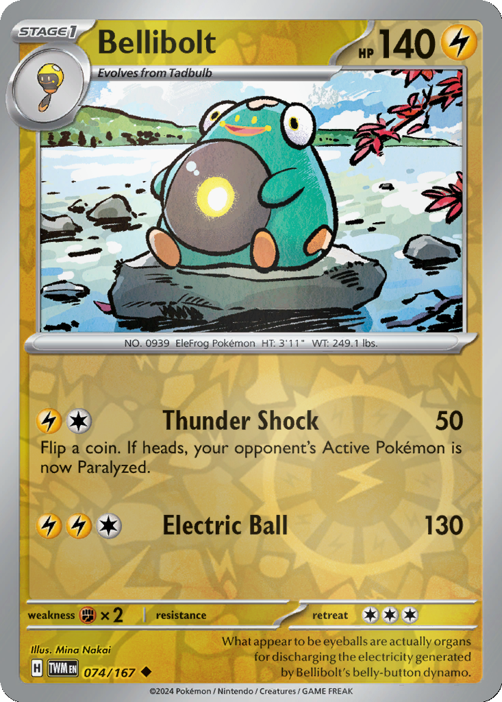 Bellibolt [Reverse Holo] #74