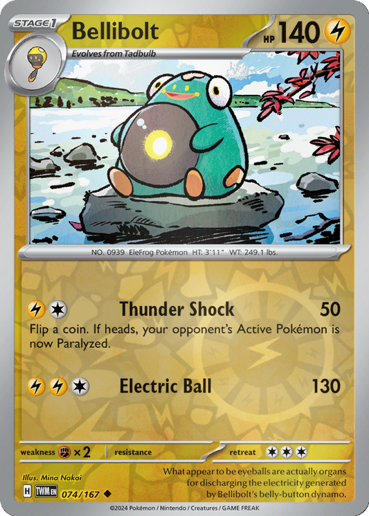 Bellibolt [Reverse Holo] #74