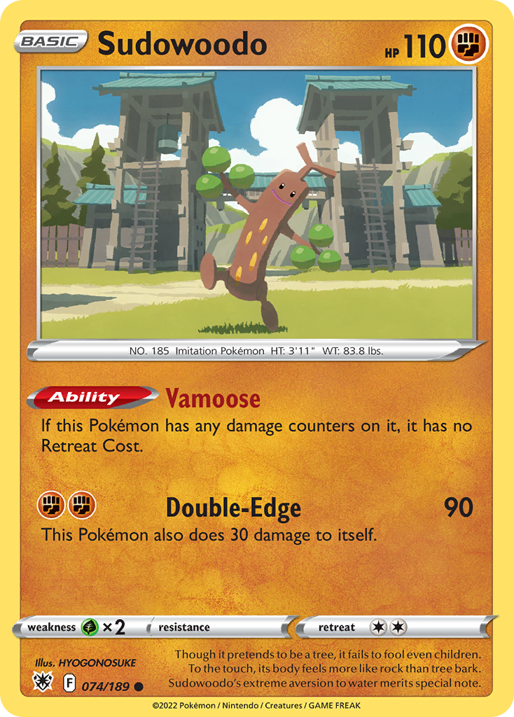 Sudowoodo Astral Radiance 74