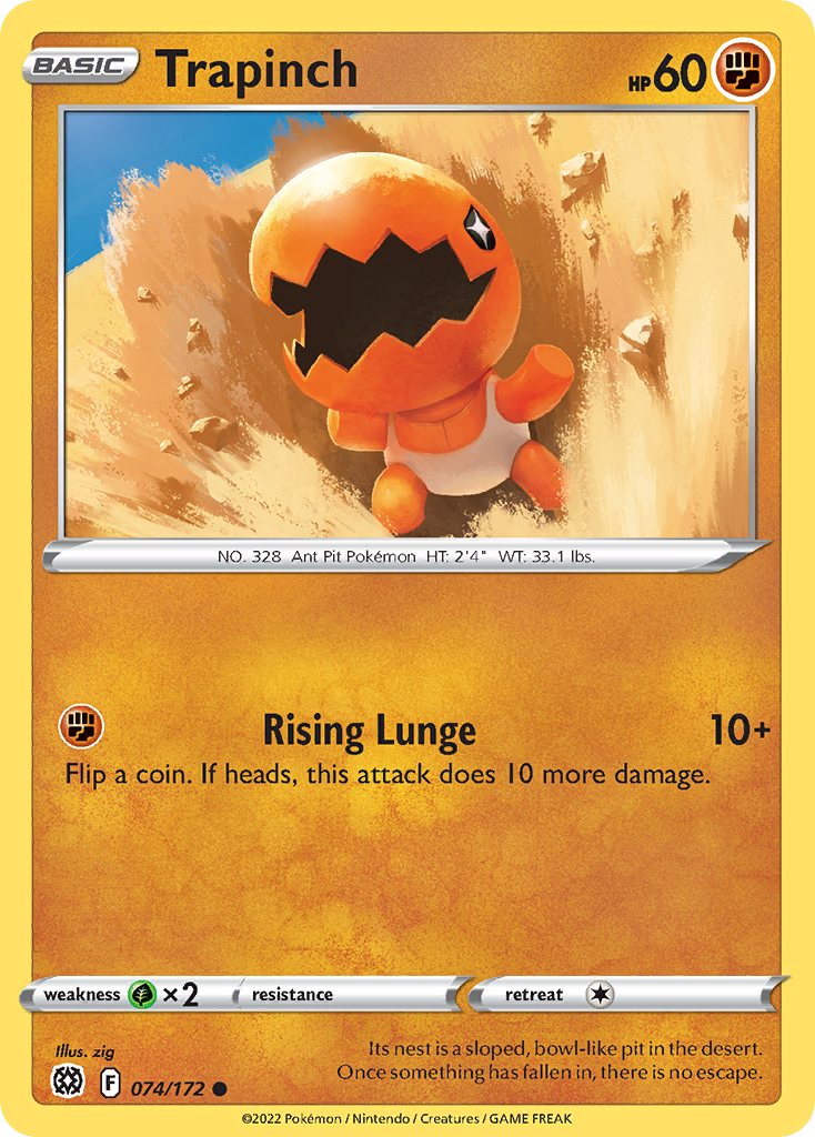 Trapinch Brilliant Stars 74