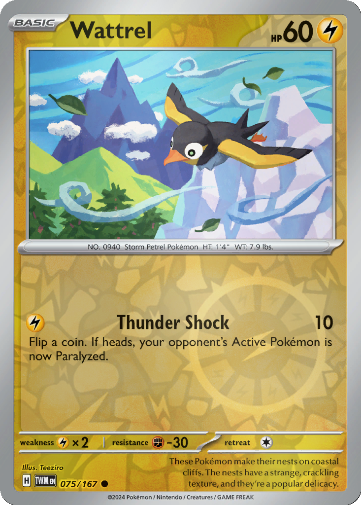 Wattrel [Reverse Holo] #75
