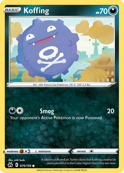 Koffing Crown Zenith 75