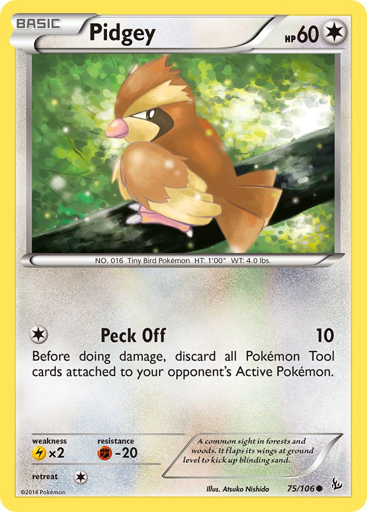 Pidgey Flashfire 75