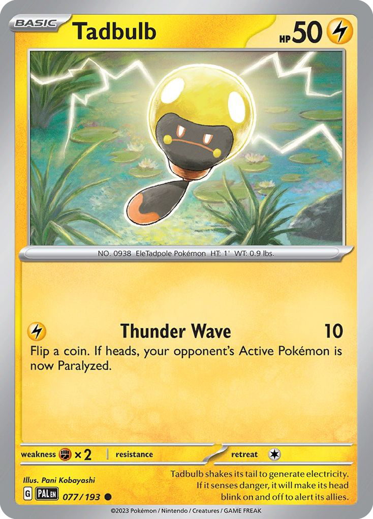 Tadbulb Paldea Evolved 77