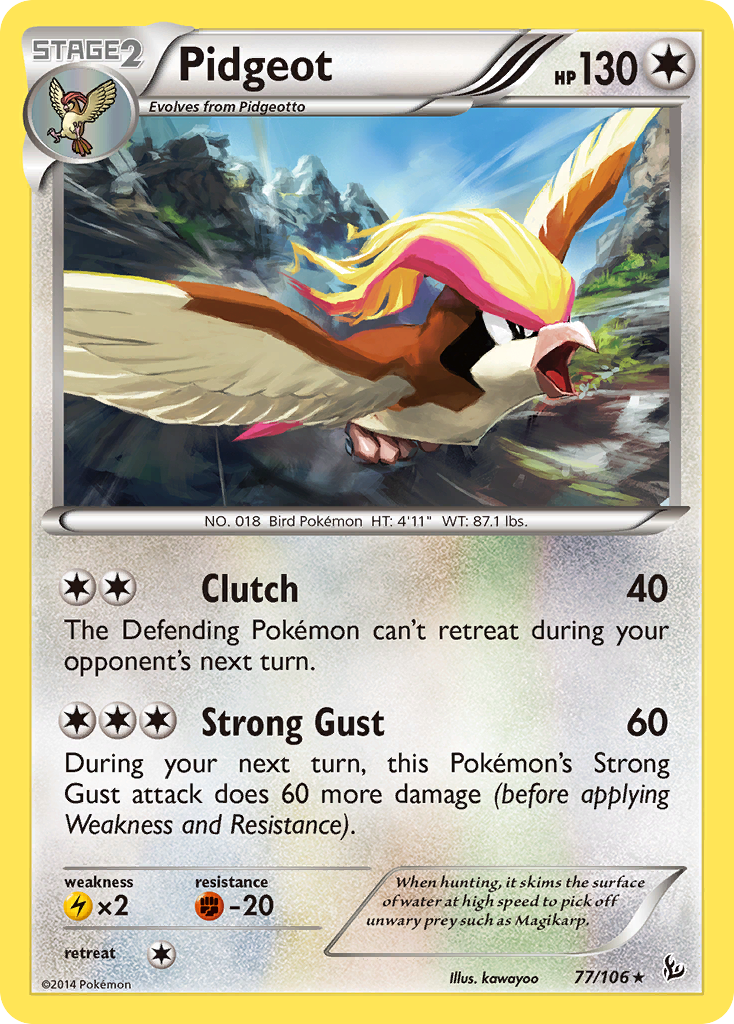 Pidgeot Flashfire 77
