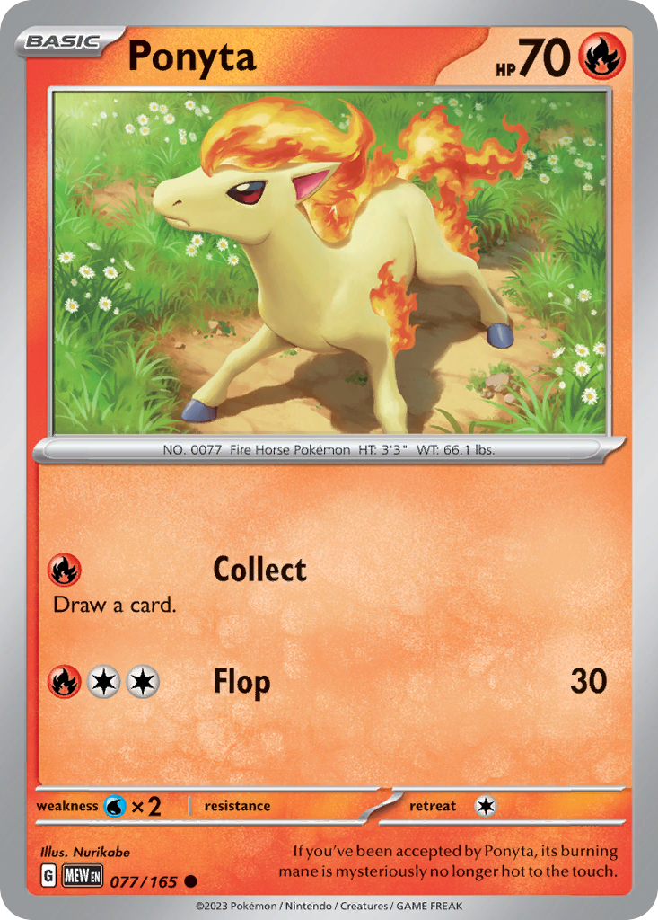 Ponyta 151 77