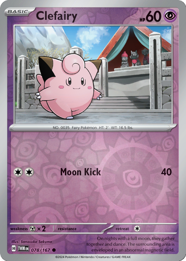 Clefairy [Reverse Holo] #78