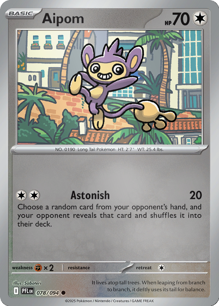 Aipom [Reverse Holo] #78