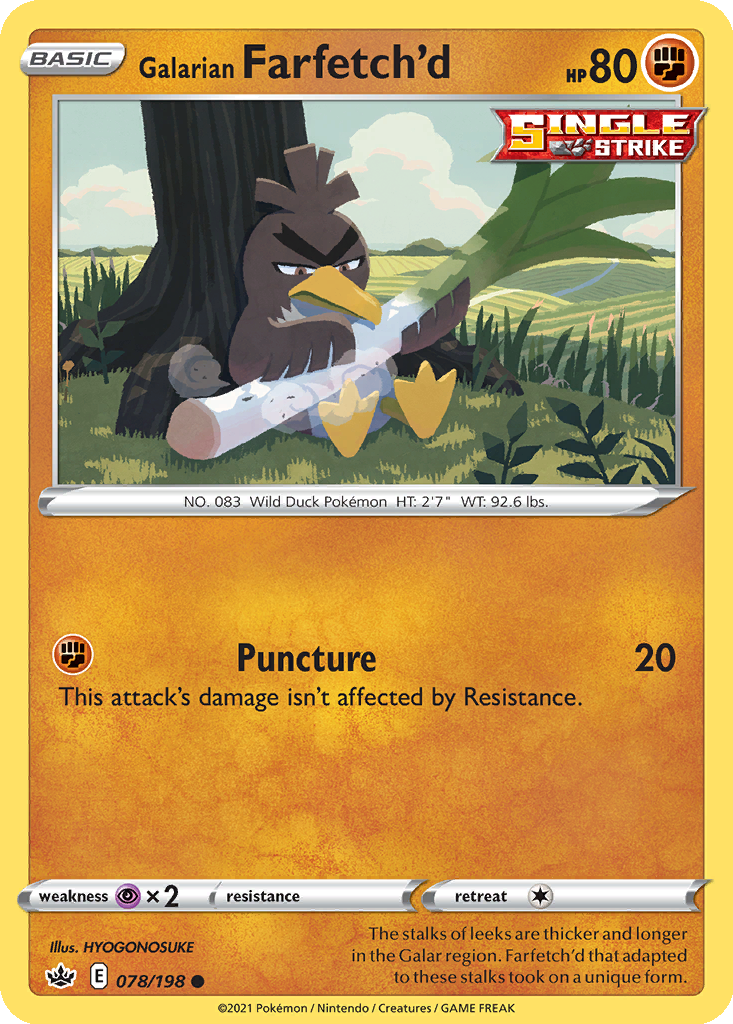 Galarian Farfetch'd #78