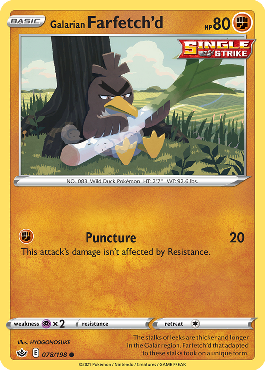 Galarian Farfetch'd #78