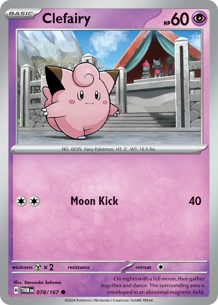 Clefairy Twilight Masquerade 78