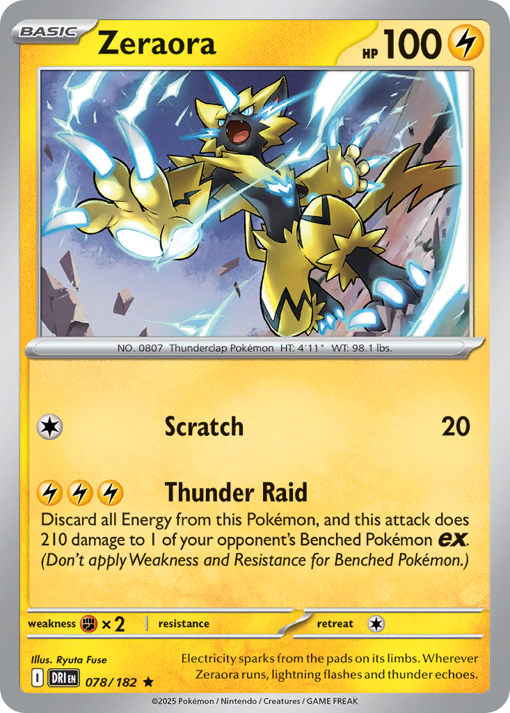 Zeraora Destined Rivals 78
