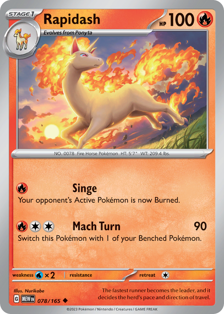 Rapidash 151 78