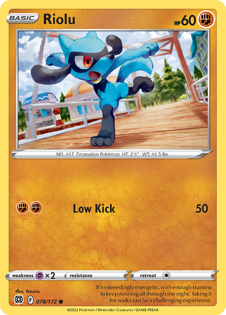 Riolu Brilliant Stars 78