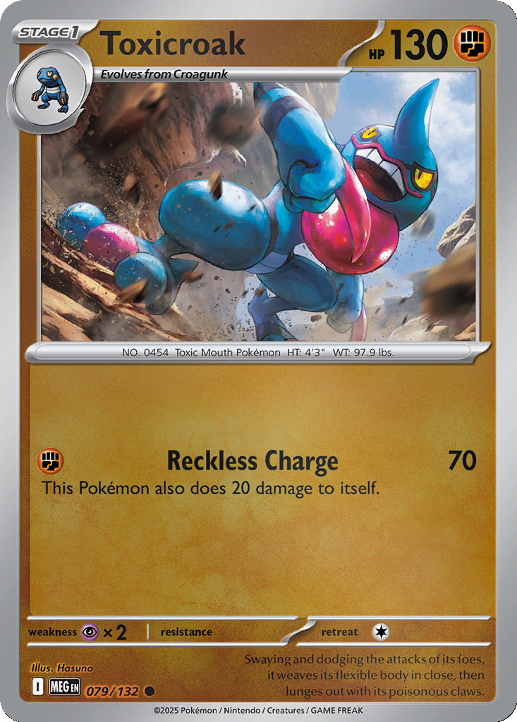 Toxicroak [Reverse Holo] #79