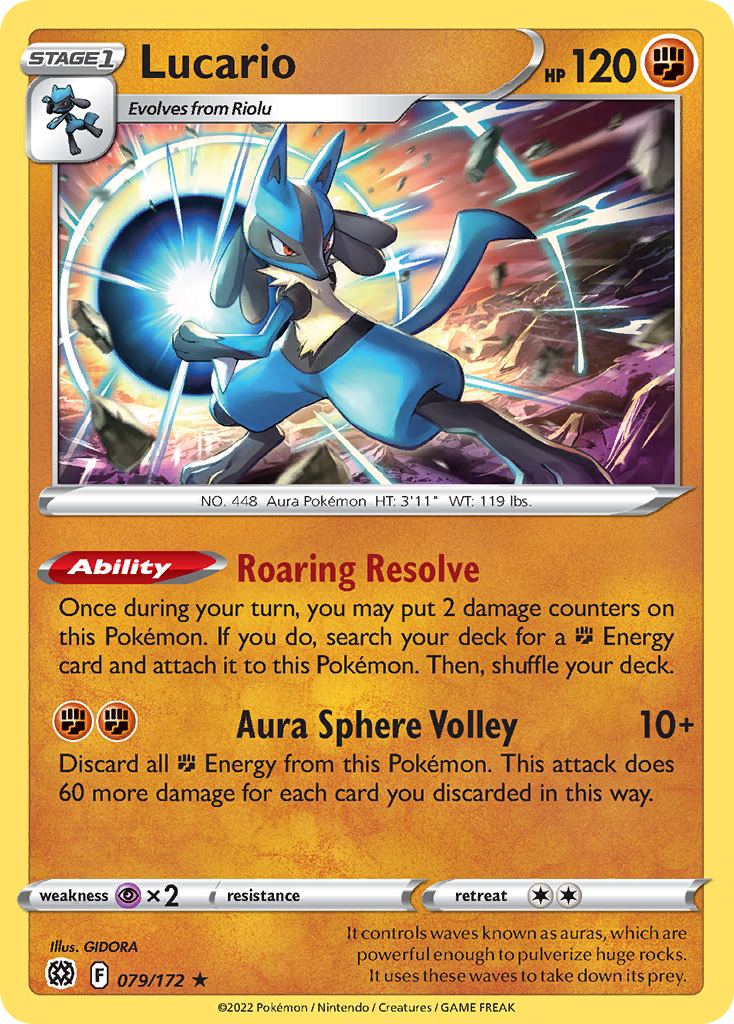 Lucario Brilliant Stars 79
