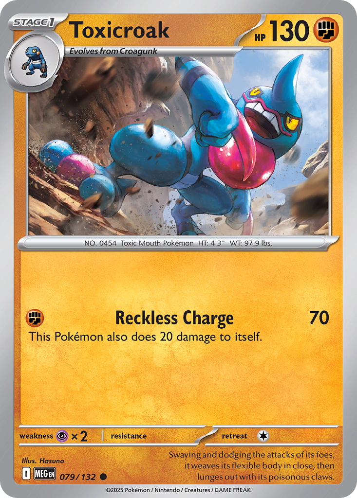 Toxicroak Mega Evolution 79