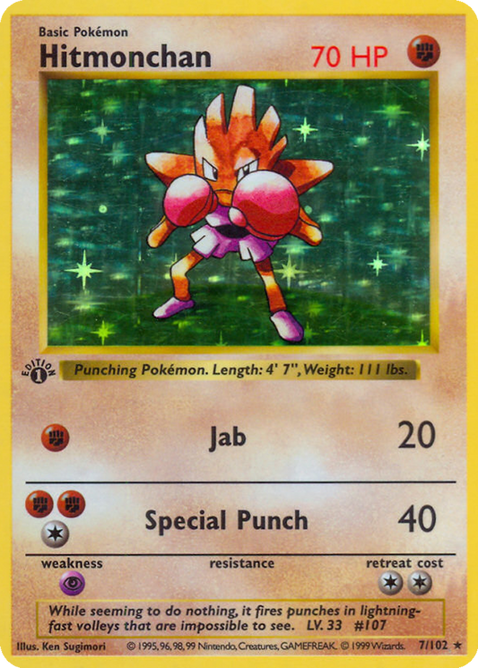 Hitmonchan #7 PSA 8