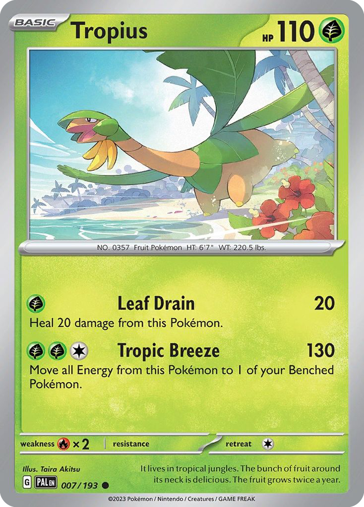 Tropius Paldea Evolved 7