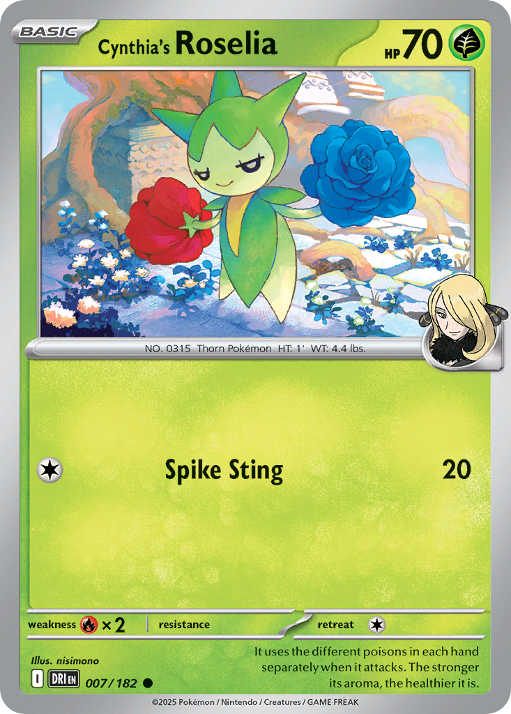 Cynthia's Roselia Destined Rivals 7