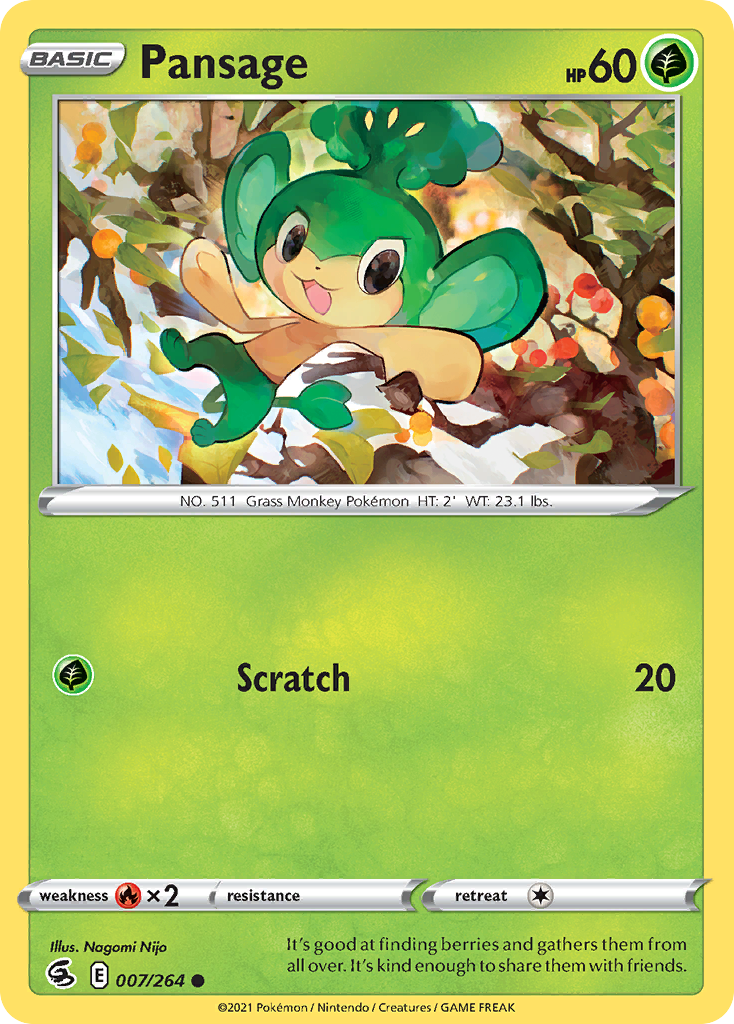 Pansage Fusion Strike 7