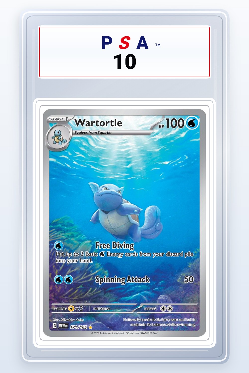 Wartortle #171 PSA 10