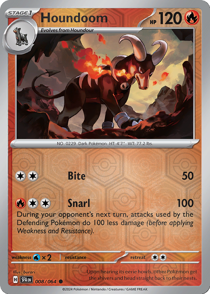 Houndoom [Reverse Holo] #8