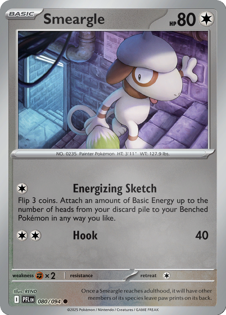 Smeargle [Reverse Holo] #80